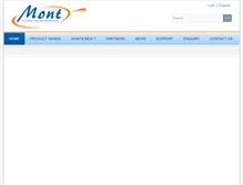 Tablet Screenshot of mont.co.bw